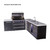 Mont Alpi 6-Burner L-Shaped Black Series Outdoor Kitchen Island with Beverage Center &Amp; Extra Drawer Slides Cabinet - MAi805-BSS90BEVDR 3