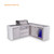 Mont Alpi 4-Burner L-Shaped Deluxe Series Outdoor Kitchen Island with Fridge & Extra Storage Cabinet Module - MAi400-D90FCXL 