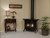 Empire Comfort Systems Heritage Cast Iron Porcelain Mahogany Stove DVP30CC30MN - Natural Gas