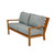 Royal Teak Coastal Two Seater Love Seat - Granite