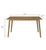 Royal Teak Admiral 40" X 70" Bar Table - ADBT70