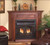 Empire Comfort Systems Standard Corner Cabinet Mantel EMBC11SO with Base - Oak