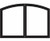 Empire Comfort Systems ECS VFR32SCBL Arch Fireplace Doors - Matte Black Empire Comfort Systems ECS VFR32SCBL Arch Fireplace Doors - Matte Black