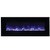 Sierra Flame Amantii 48" Flush Mount Fireplace with Black Glass Surround Log Set