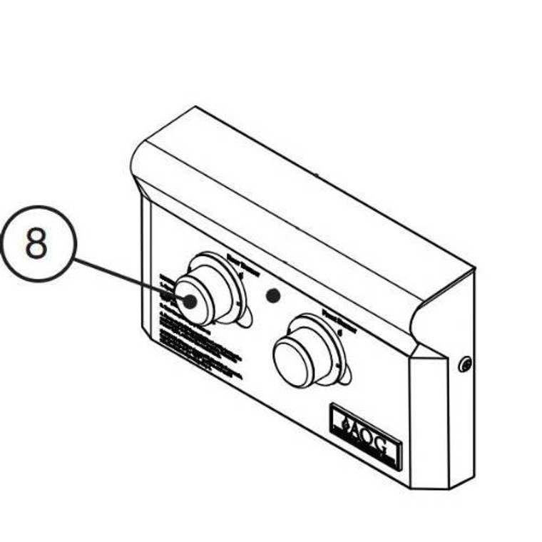 AOG AOG 23283-05 Control Panel for Double Side Burner