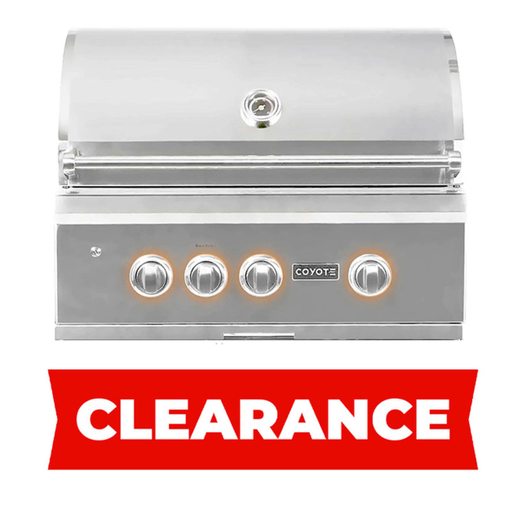 Coyote S-Series 30" Built In Rapid Sear Grill - C2SL30LP-B