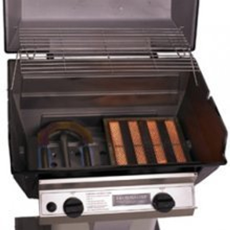 Broilmaster R3B Grill Head Infrared Combo Natural Gas, Black