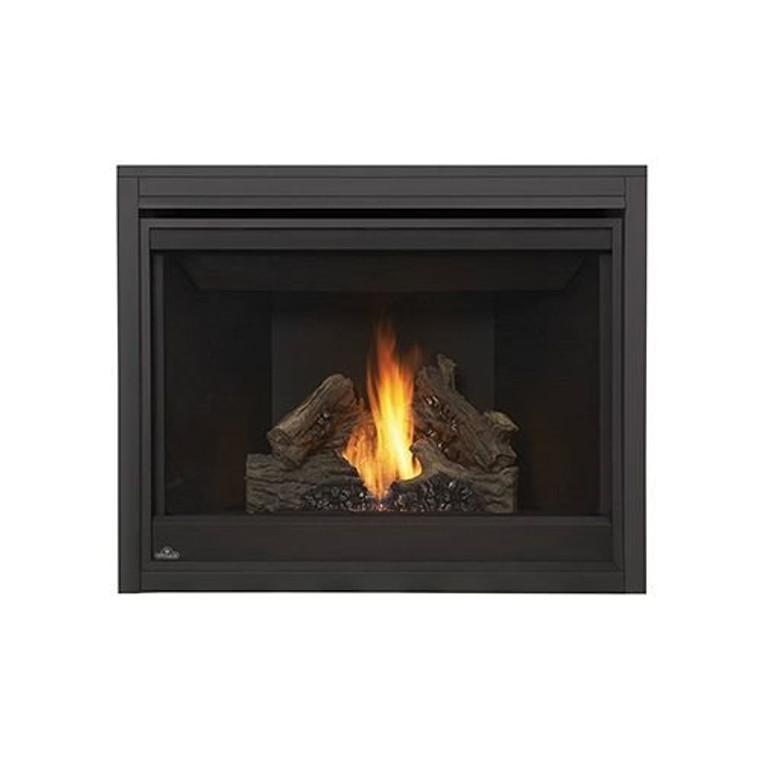 Napoleon B42NTRE Ascent Natural Gas Fireplace in Black, Electronic Ignition