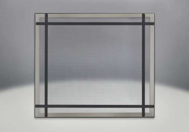 Napoleon DS35BN Decorative Safety Barrier with Straight Accents Nickel