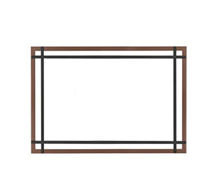 Napoleon DS46BC Safety Barrier with Straight Accents, Brushed Copper