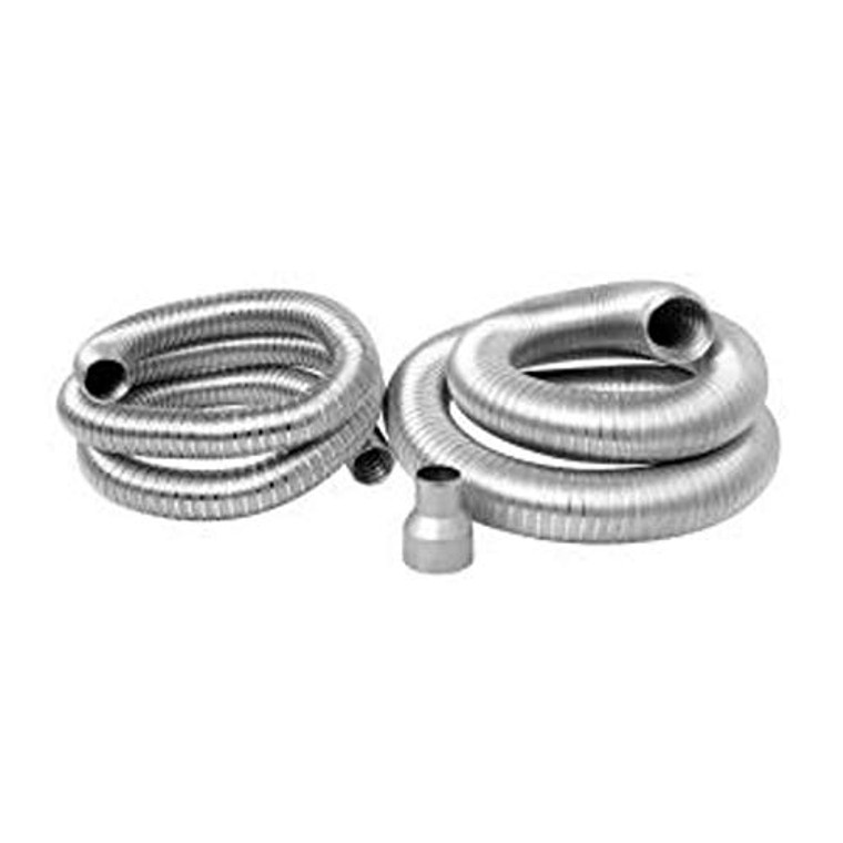 Fireplace Venting Kit Liner-Inlet and Exhaust: 1 - 2" / 20 Feet