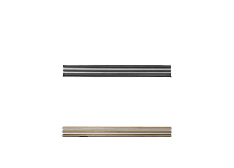 Napoleon GI-1LAB Black Upper and Antique Brass Lower Louvres