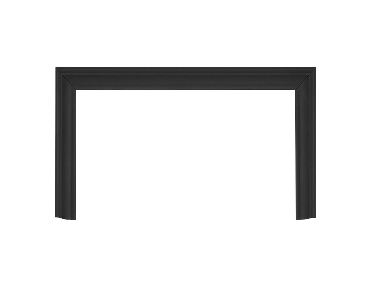 Napoleon GIZTRM3 Extrusion 3-Sided Fireplace Trim Kit, Satin Black