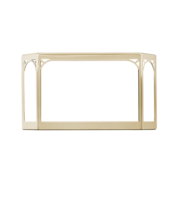 Napoleon GS328GSB Direct Vent Gas Stove Door, 24 Karat Gold Plated