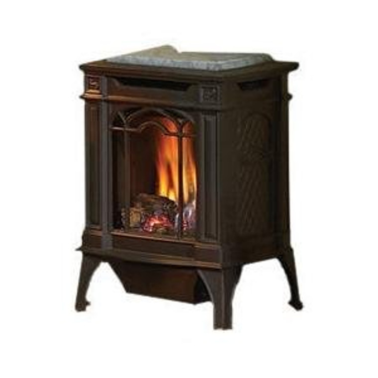 Napoleon Gvfs20 Arlington Cast Iron Propane Gas Stove - Black