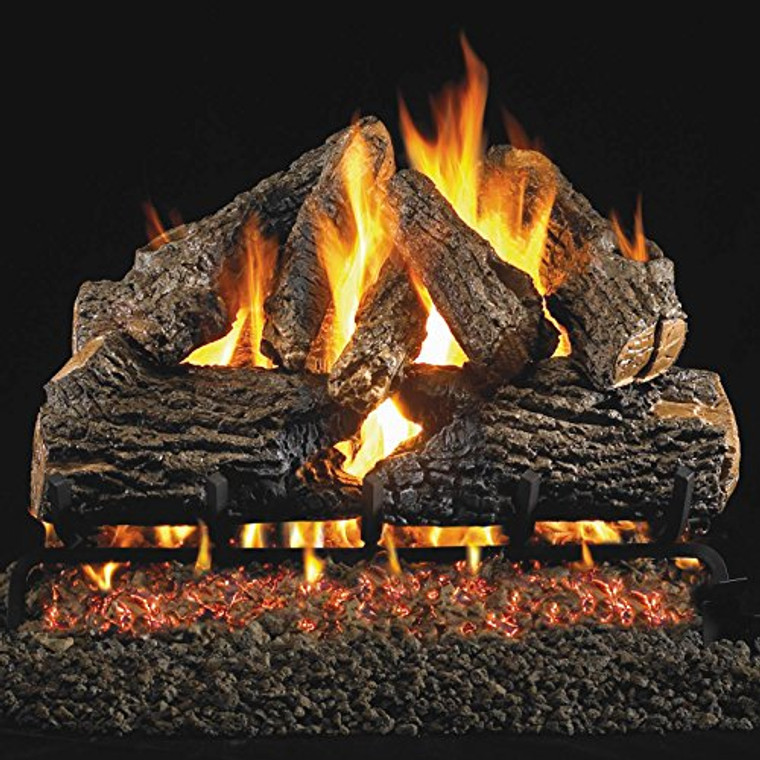 Peterson Real Fyre 30" Charred Oak Log Set - CHD-30 + G4-30