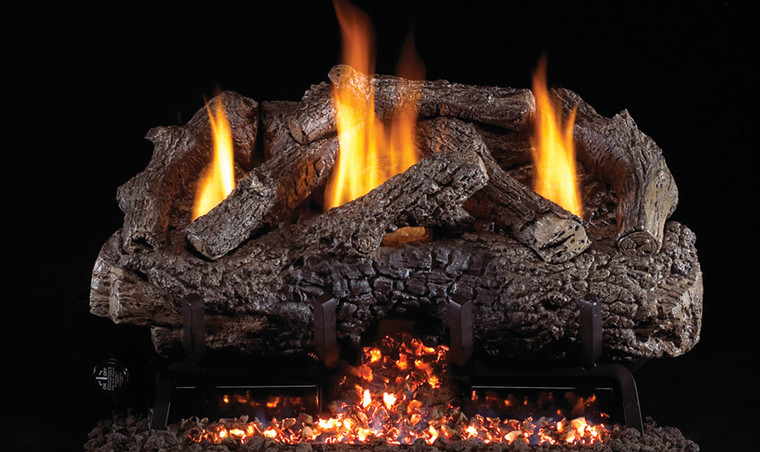 Peterson Real Fyre 18" Charred Frontier Oak Log Set - CHFR-16/18 + G10-16/18-12
