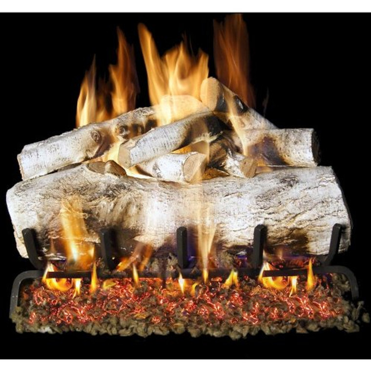 Peterson Real Fyre 24" Mountain Birch Log Set - MBW-24 + G46-24-11P