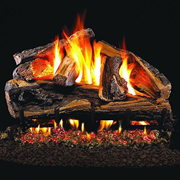 Peterson Real Fyre 30" Rugged Split Oak Gas Log Set - RRSO-30_G45-30_SPK-26