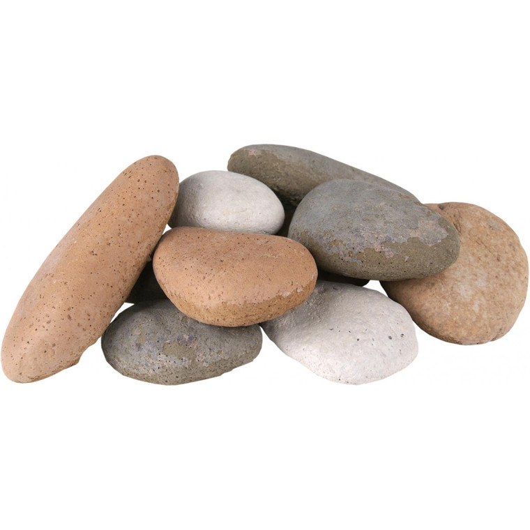 Peterson Real Fyre Decorative Assorted River Rock Fyre Stones