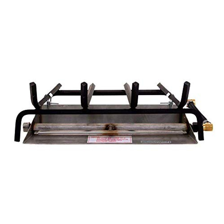 RH Peterson 24" Vented Stainless Steel 3-Tier ANSI Certified Burner System - LP