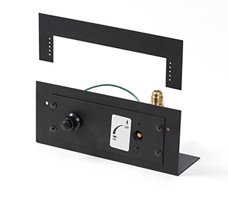 The Outdoor GreatRoom DIY-KV-CP-BLK-WV DIY Expansion Control Panel with 1/4 Turn Key Valve