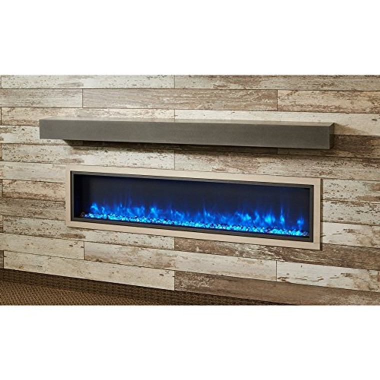 The Outdoor GreatRoom GMMMT-60 Supercast Modern Mantel, 60 in, Midnight Mist