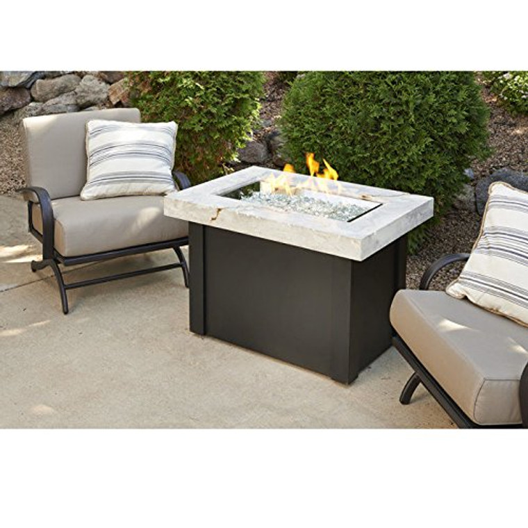 The Outdoor GreatRoom Providence Crystal Fire Pit Table