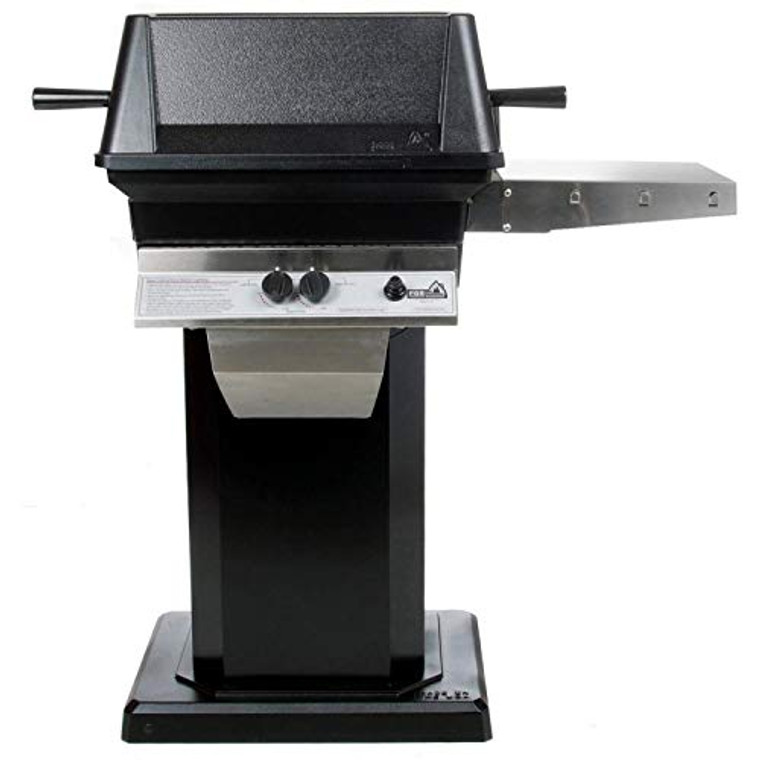 PGS A30 Cast Aluminum Natural Gas Grill On Black Patio Base