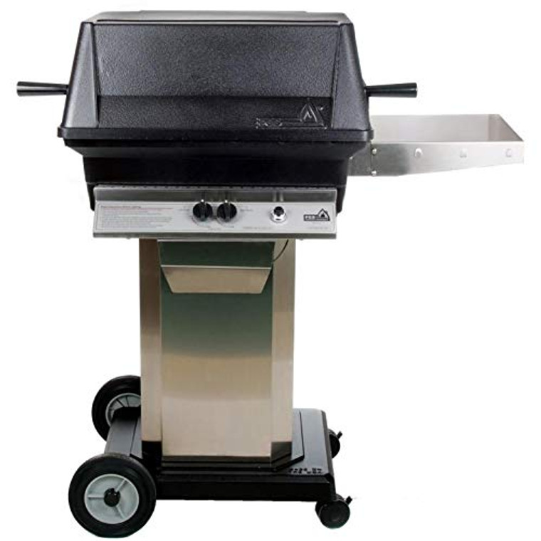 PGS A30 Cast Aluminum Natural Gas Grill On Stainless Steel Portable Pedestal Base