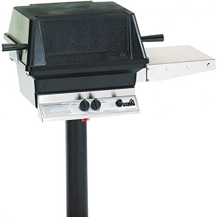 PGS A40 Cast Aluminum Natural Gas Grill On In-ground Post