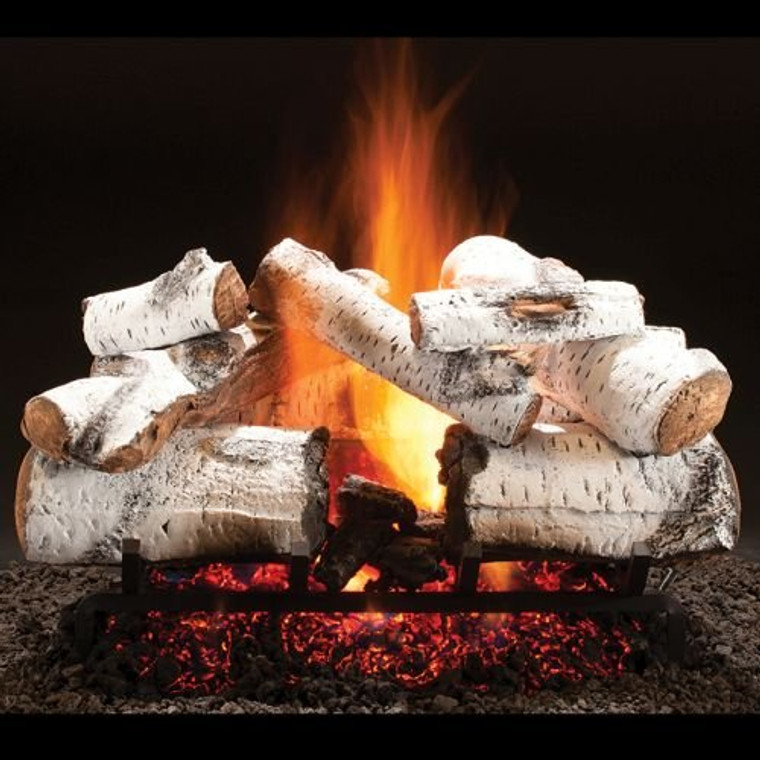 21" Aspen Timbers Logs w/Elec. Variable On/Off Ignition Burner - NG