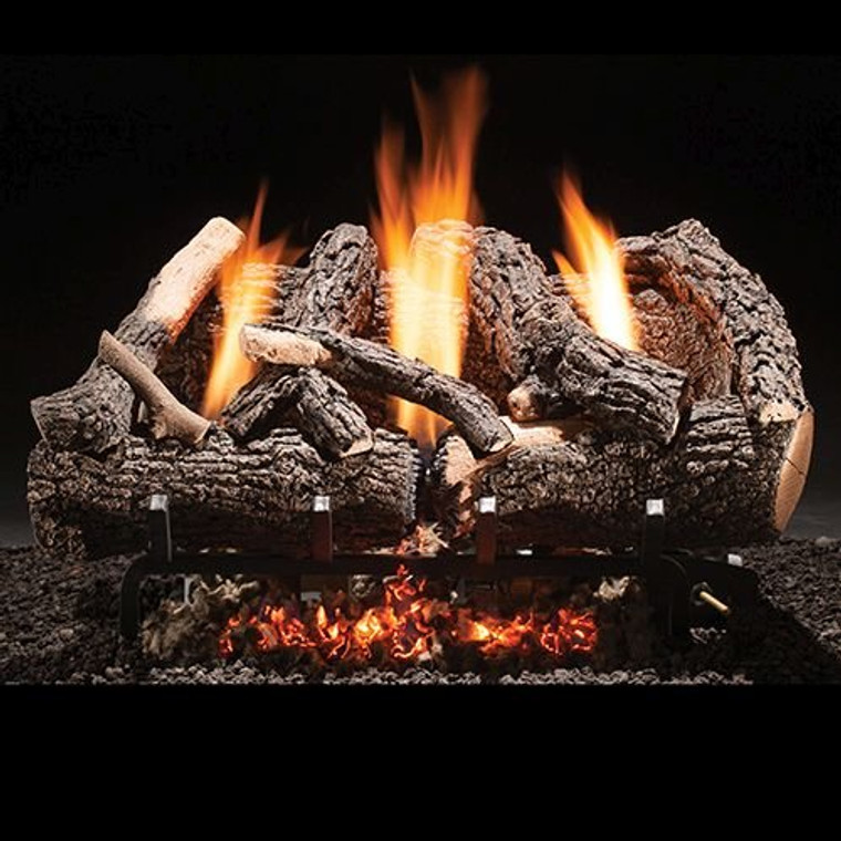 Fireside America Heritage Char Vent Free 30" Gas Logs with Manual Valve - LP