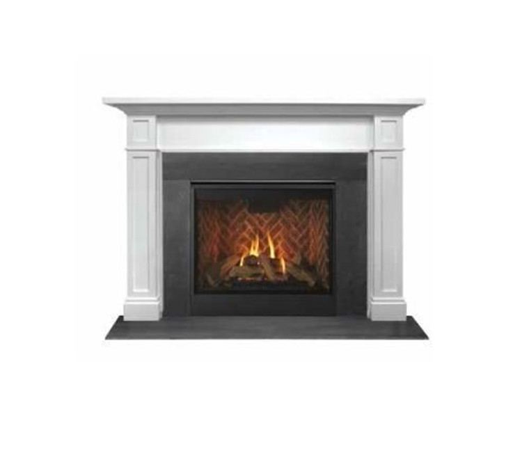 Majestic AFAAMPA Acadia Flush Mantel in Primed MDF - 69"