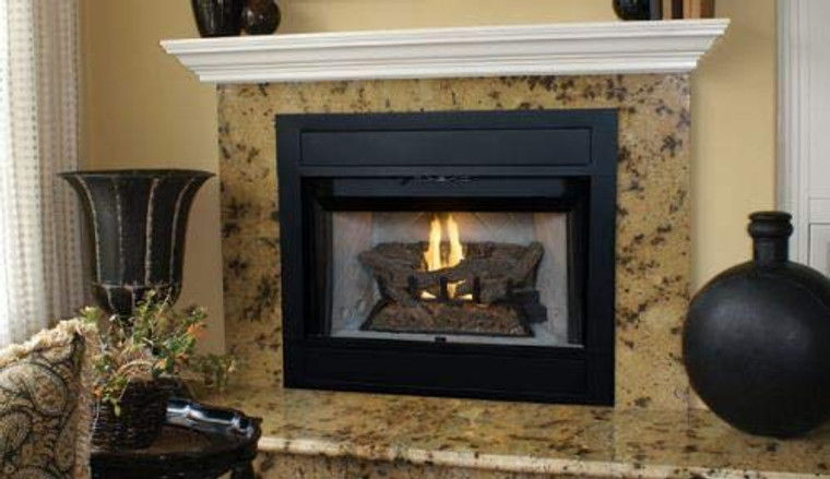 Superior BRT4336 B-Vent 36" Millivolt Gas Fireplace - LP