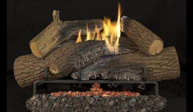 Superior LTF24RS 24" Rugged Stack Gas Log Set- LOGS ONLY