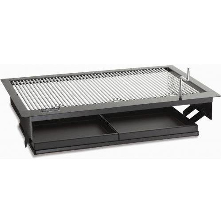 Fire Magic 3329 + 3537-S-2 Charcoal Grills Countertop Firemaster Grill