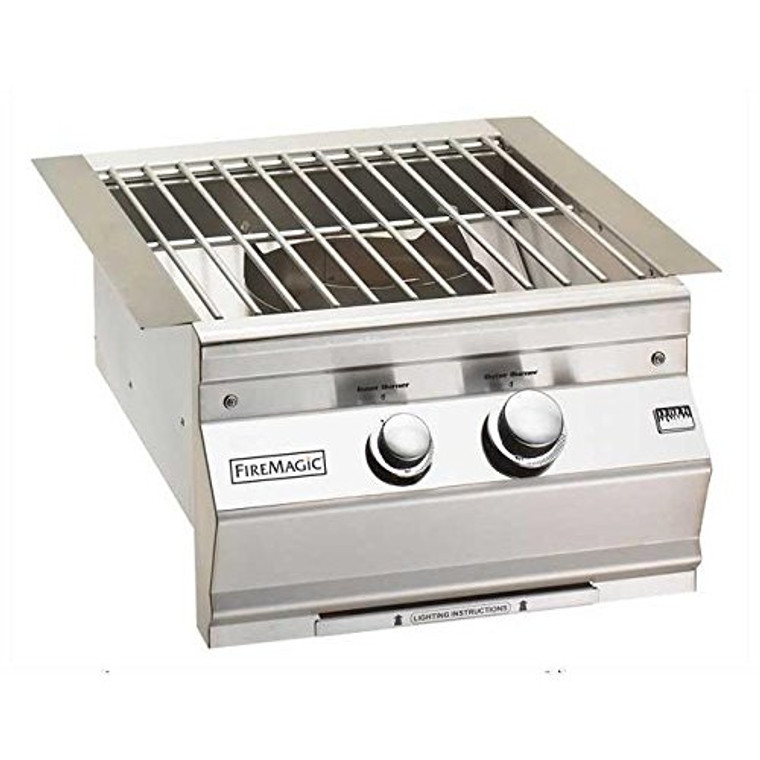 Fire Magic 19-S0B1P-0 Propane Gas Built-in Power Burner With Stainless Steel Grid