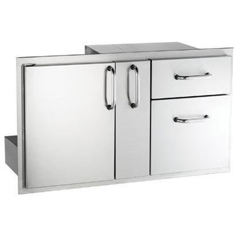 Fire Magic 33816S Select 36" Access Door With Platter Storage And Double Drawer