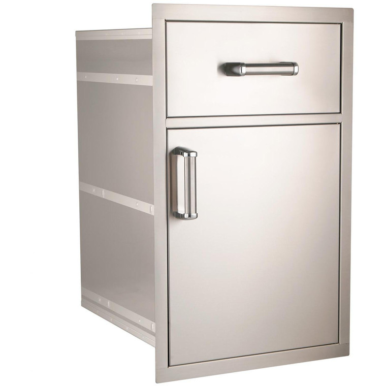 Fire Magic 54020S Premium Flush 20" Pantry / Access Drawer Combo