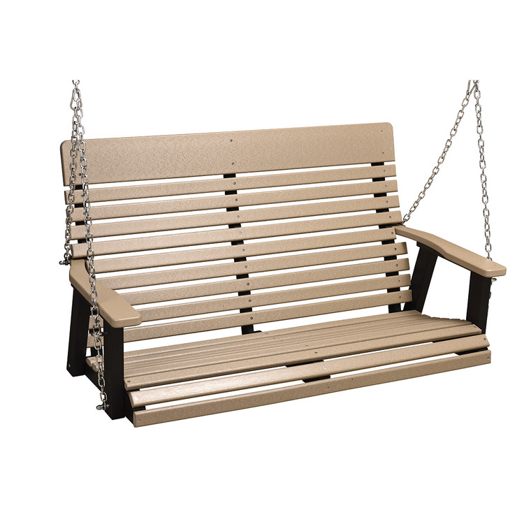 Berlin Gardens Casual-Back Double Swing (Zinc Chains)