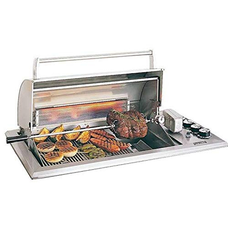 Fire Magic 34-S2S1N-A Regal I Countertop NG Grill with Rotisserie Backburner