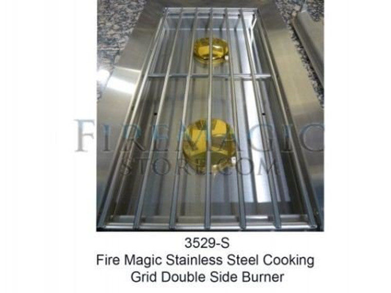 Fire Magic 3529 Stainless Steel Cooking Grid for Double Side Burner