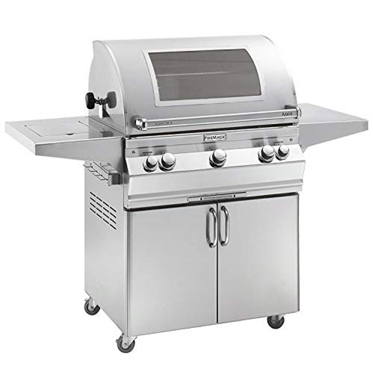 Fire Magic A660S-8LAP-62-W Aurora Series Grill on Cart, Propane