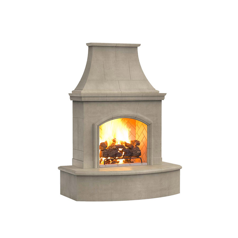 American Fyre Designs Phoenix Outdoor Fireplace with Diamond Nuggets