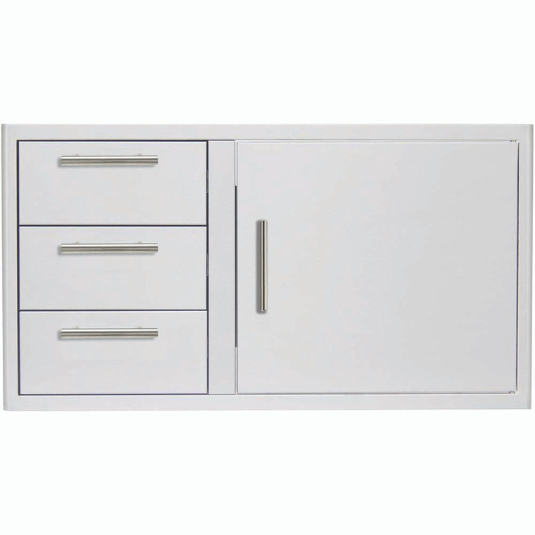 Blaze 39" Access Door & Drawer Combo - BLZ-DDC-39-R-LTSC