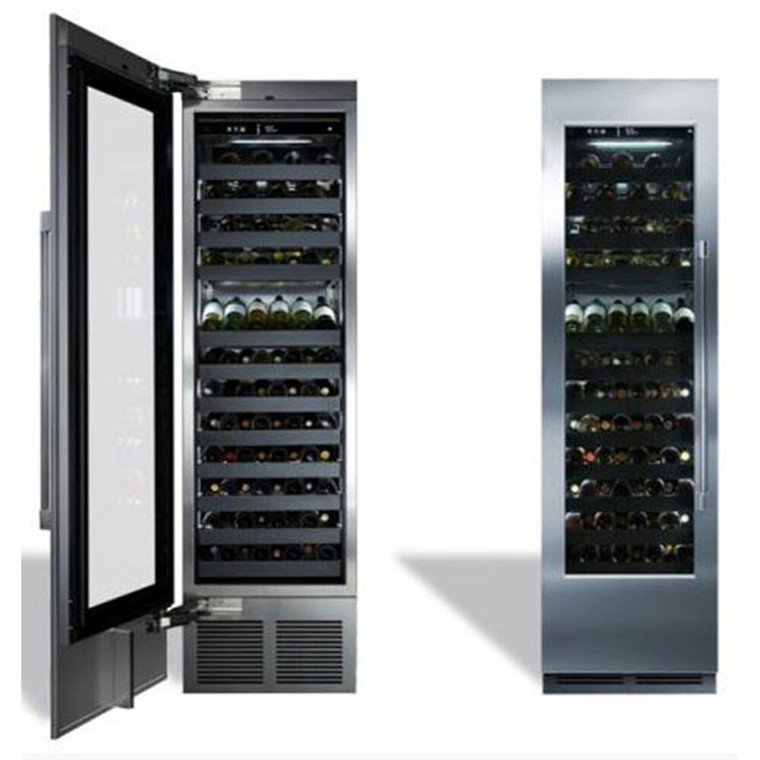 Perlick 24" Built-In Column Wine Reserve with Dual Zone Panel Ready Glass Door - CR24D-1-4