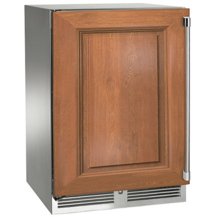 Perlick 24" Signature Series 18" Shallow Depth Outdoor Marine Grade Refrigerator with Panel Ready Solid Door - HH24RM-4-2