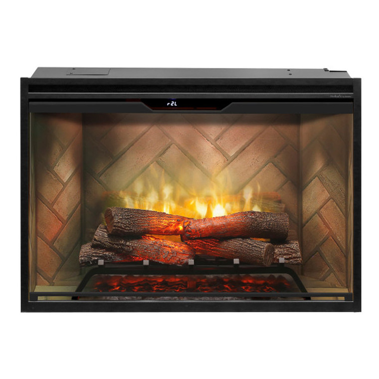 Dimplex Revillusion&reg; 36" Built-In Firebox with Front Glass and Plug Kit - RBF36-FG 