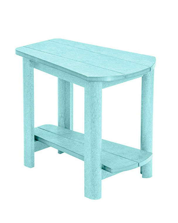 C. R. Plastics Adirondack Side Table, Aqua - LIQUIDATION - T04-LIQ-AQUA